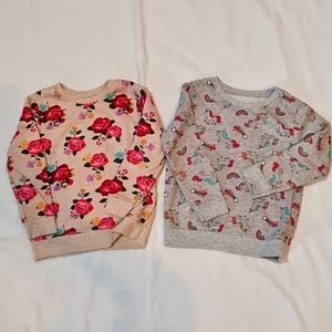 Two girl's Garanimals Sweat Shirts Sz 4T